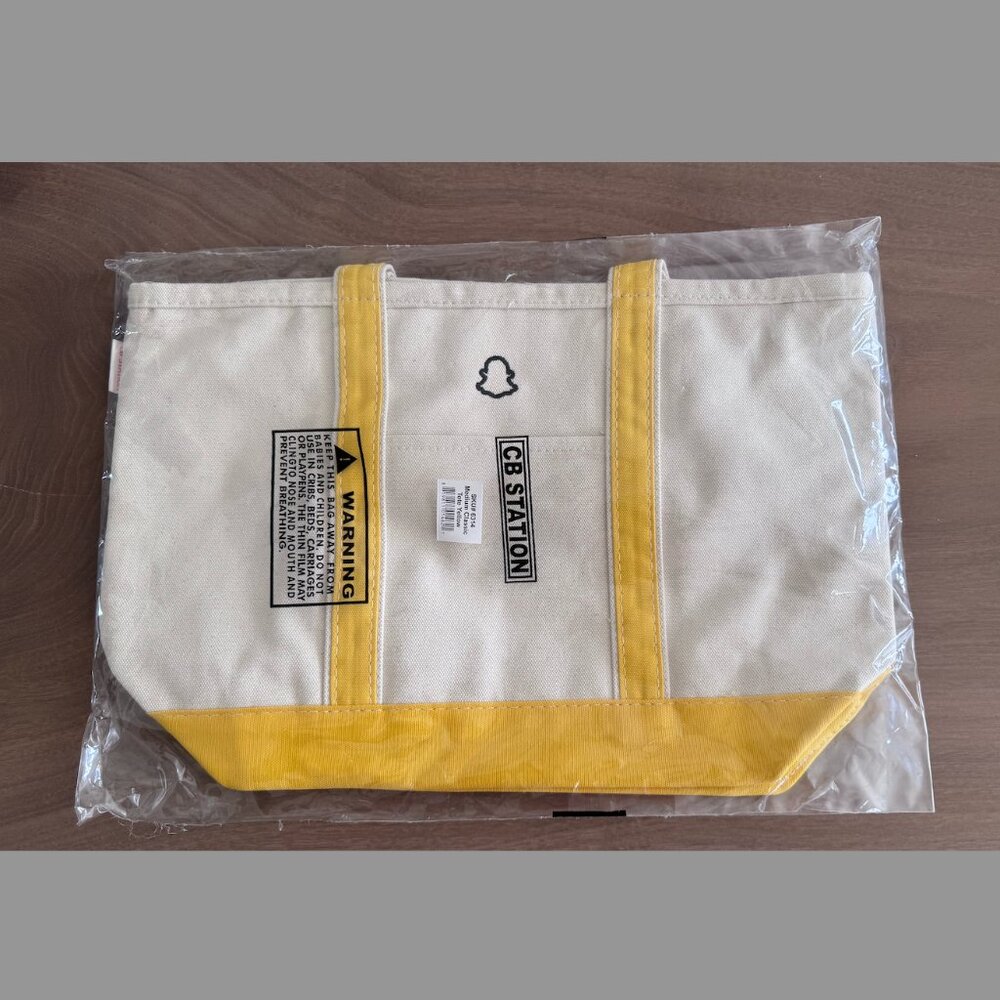Snapchat Canvas Tote Bag